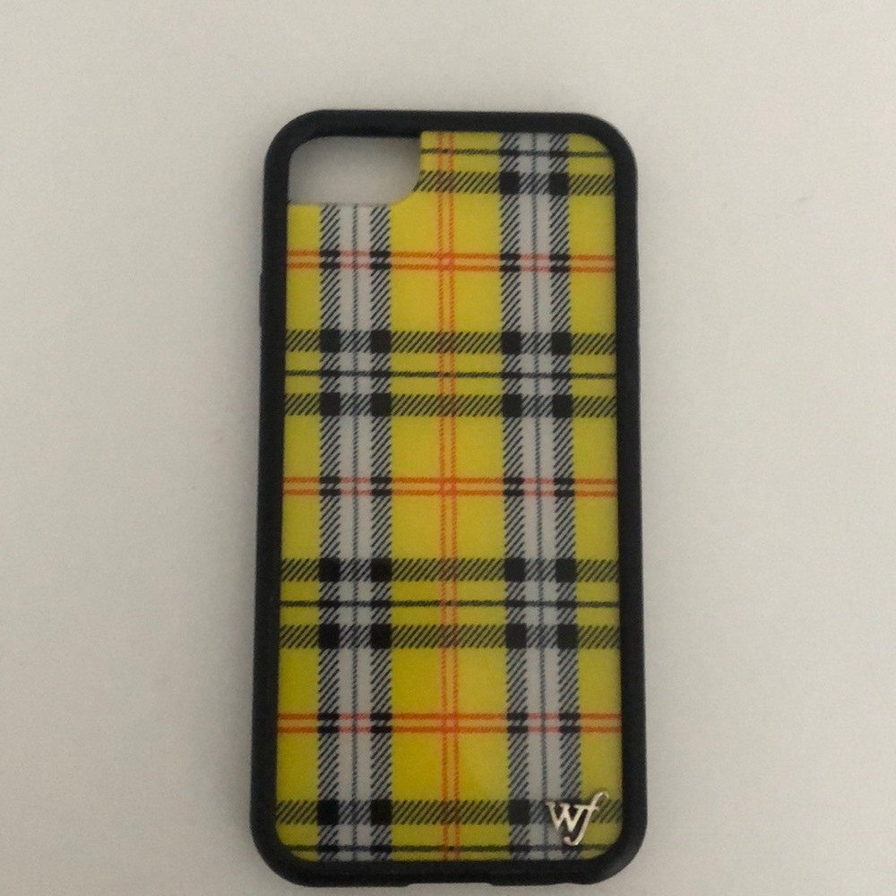 yellow plaid wildflower 6/7/8 case